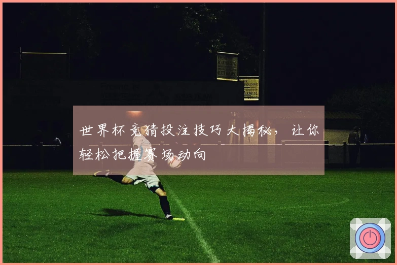 世界杯竞猜投注技巧大揭秘，让你轻松把握赛场动向